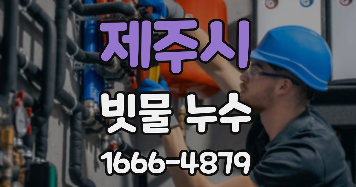 제주시 빗물 누수