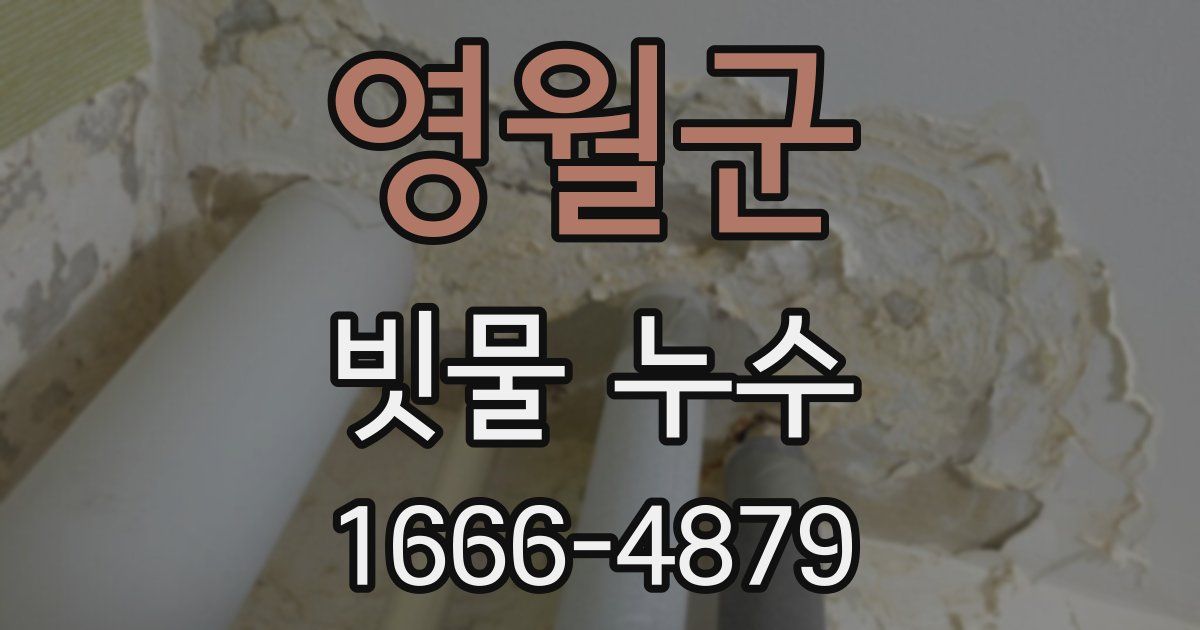 영월군 빗물 누수