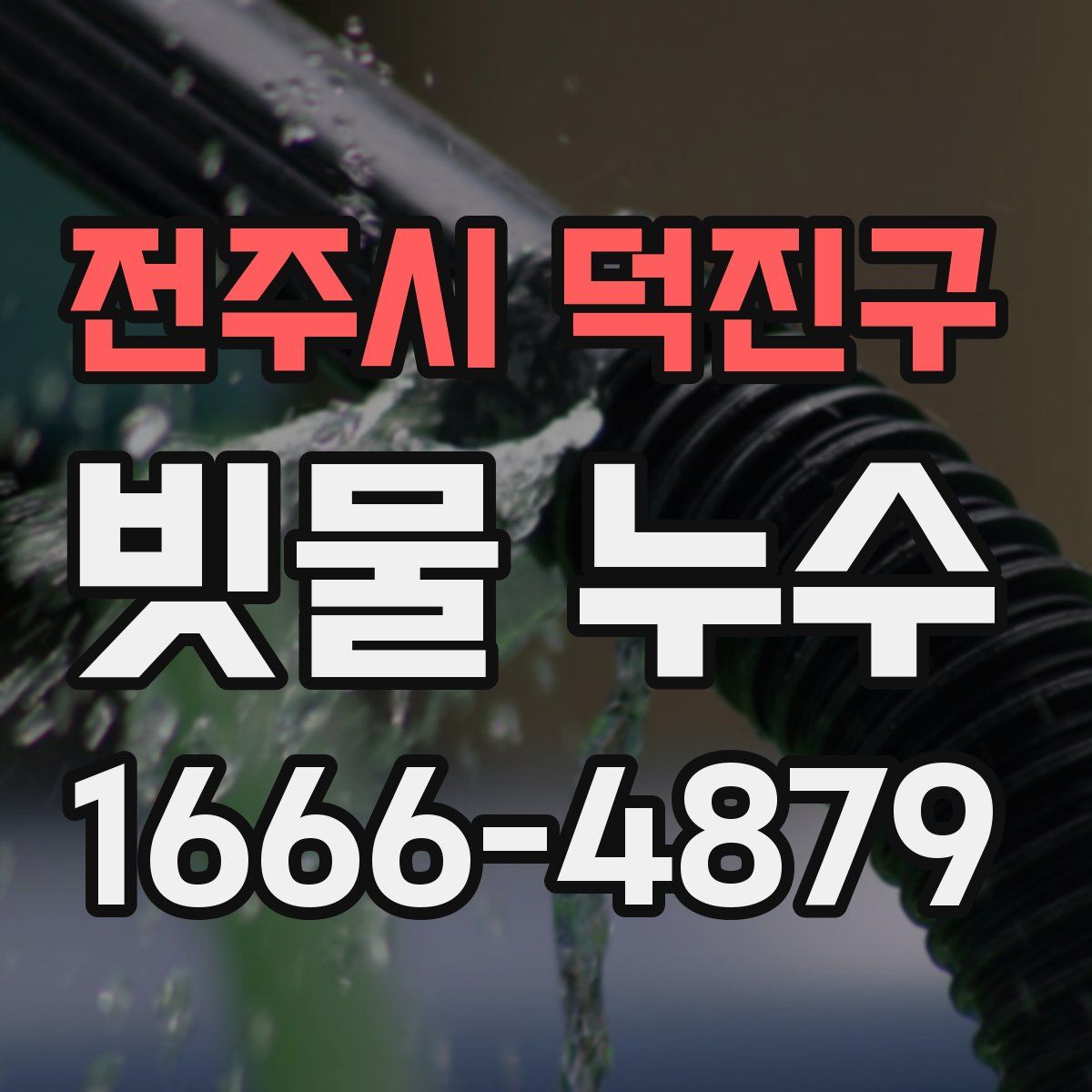 전주시 덕진구 빗물 누수