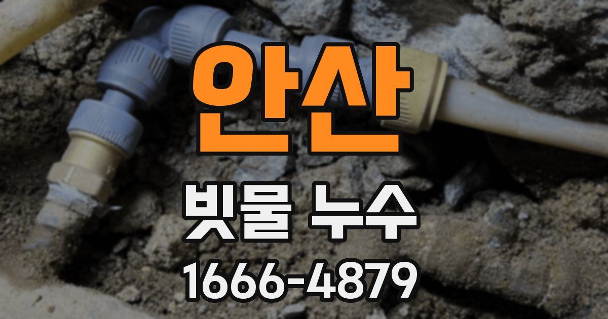 안산 빗물 누수