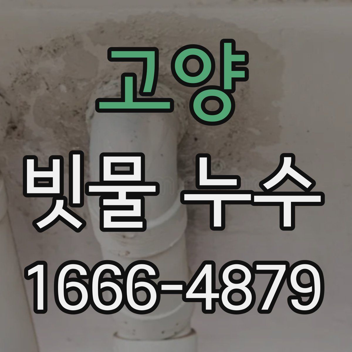 고양 빗물 누수