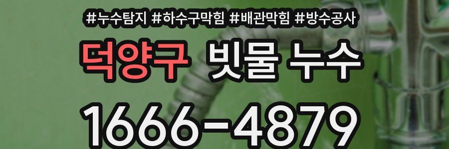 덕양구 빗물 누수