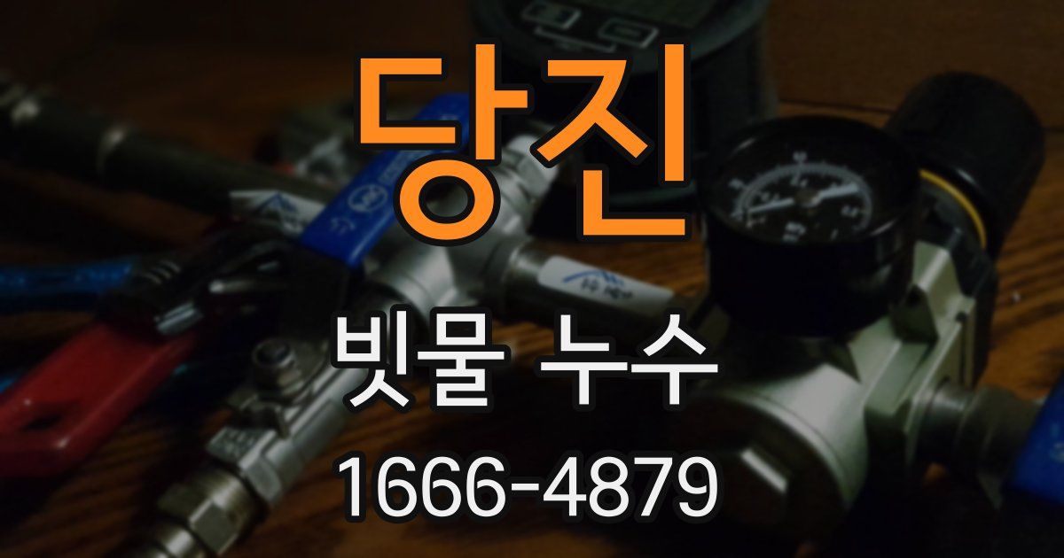 당진 빗물 누수