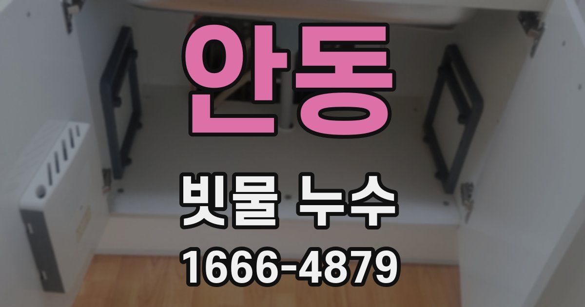 안동 빗물 누수