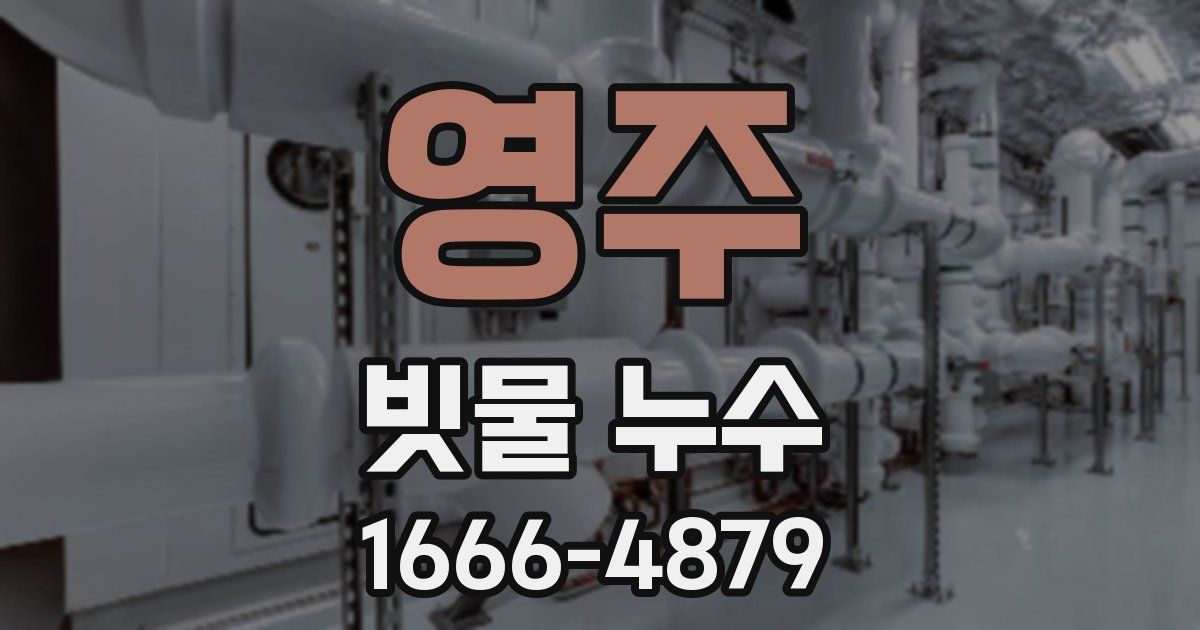 영주 빗물 누수