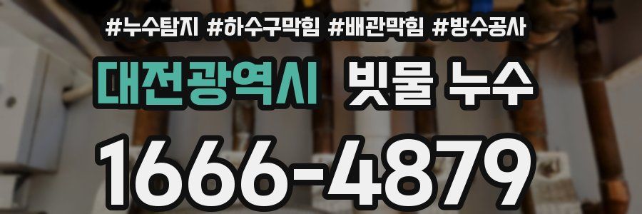 대전광역시 빗물 누수