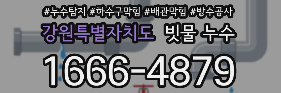 강원특별자치도 빗물 누수
