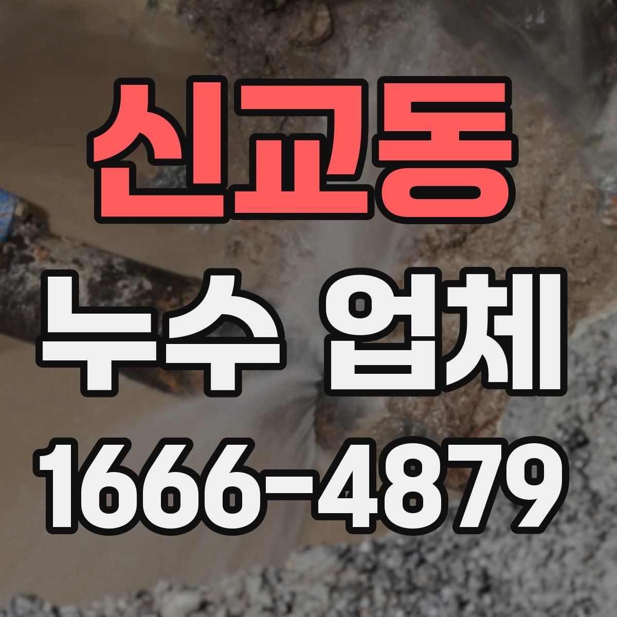 신교동 누수 업체