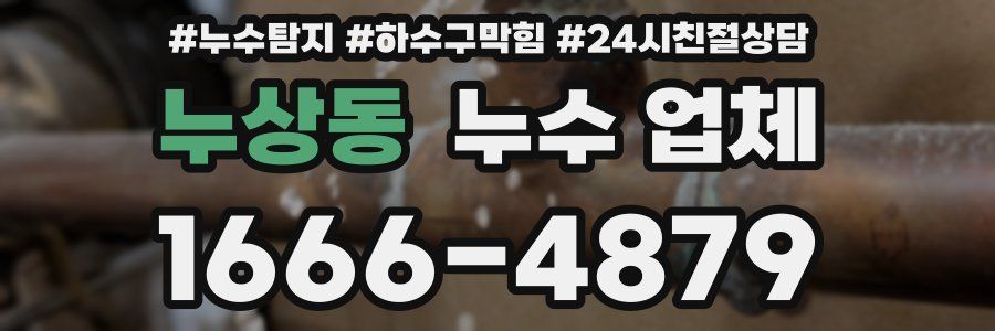 누상동 누수 업체