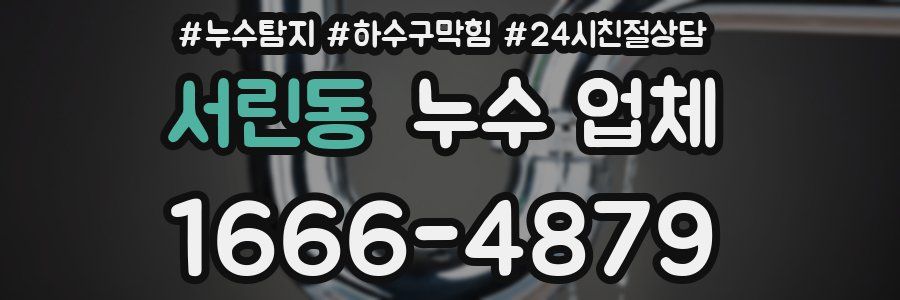 서린동 누수 업체