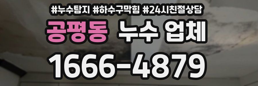 공평동 누수 업체