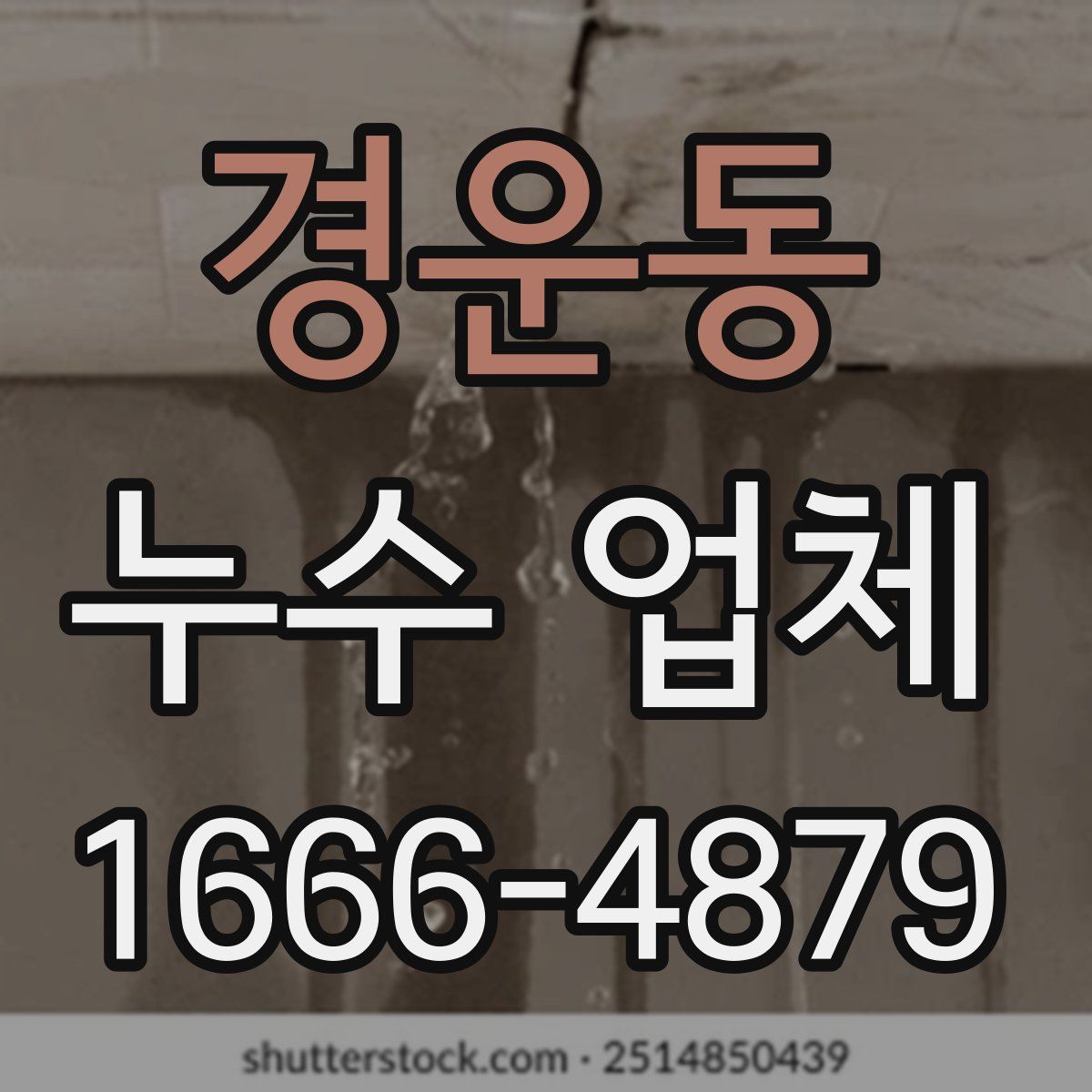 경운동 누수 업체