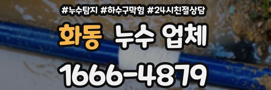 화동 누수 업체