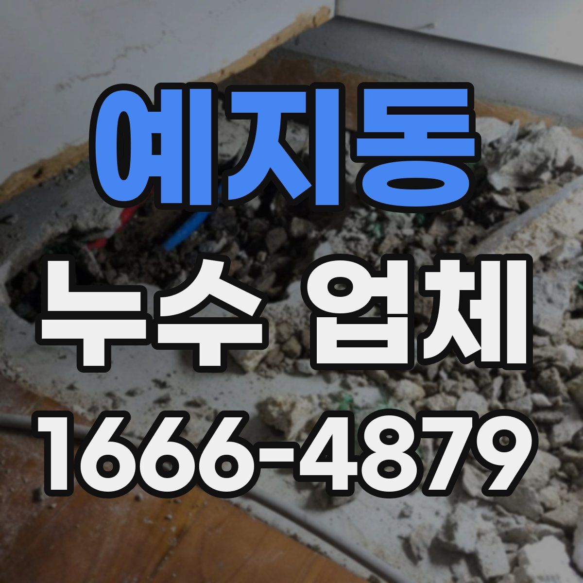 예지동 누수 업체