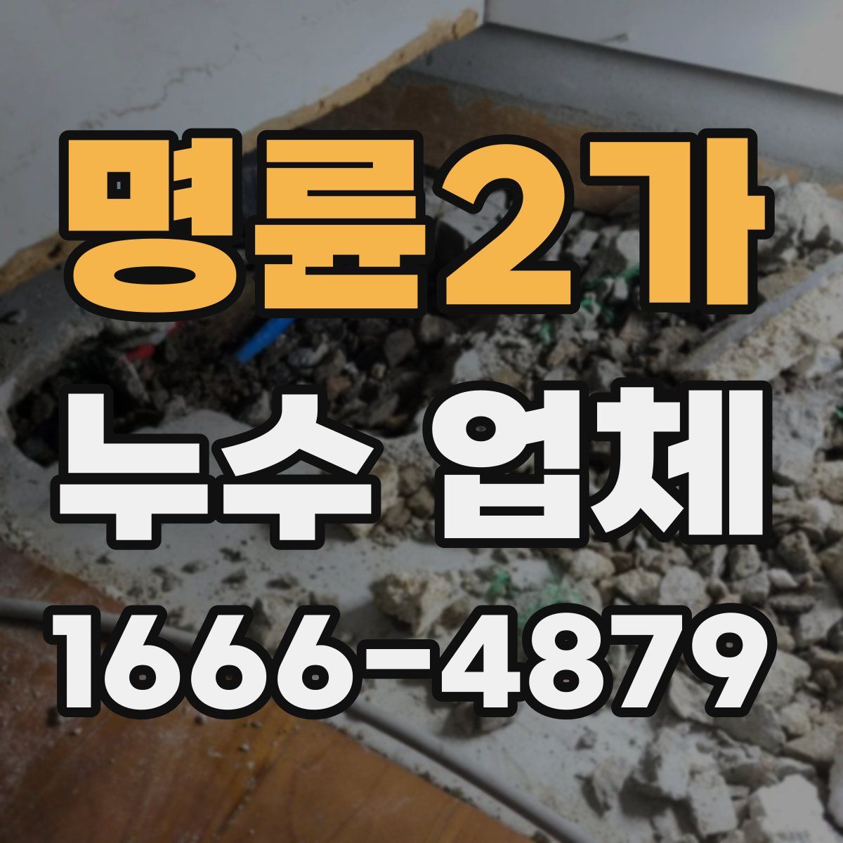 명륜2가 누수 업체