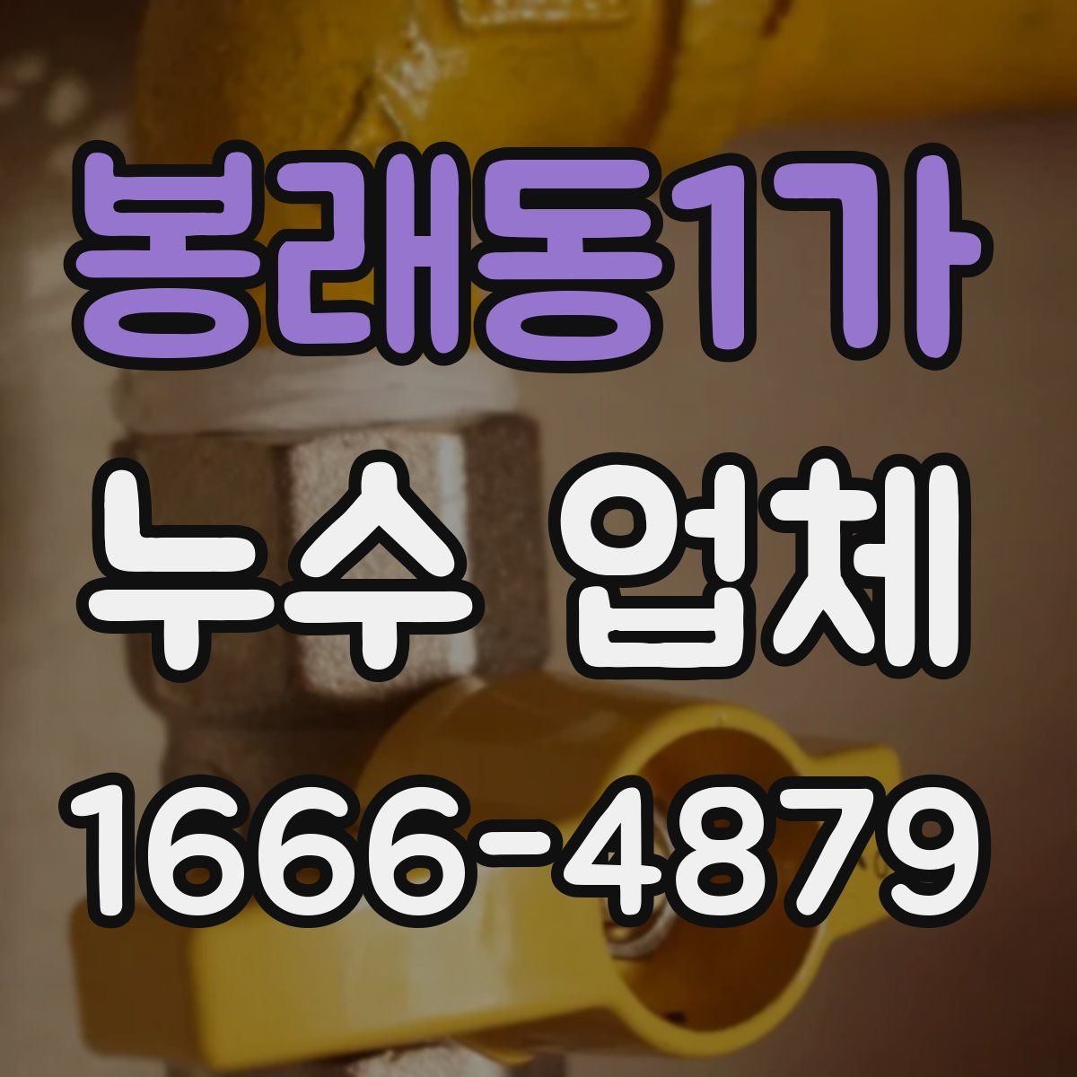 봉래동1가 누수 업체