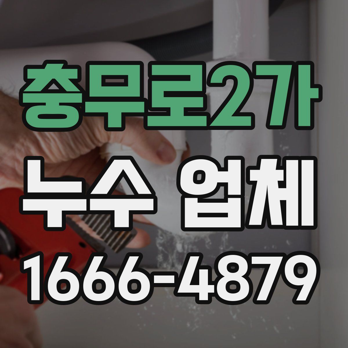 충무로2가 누수 업체