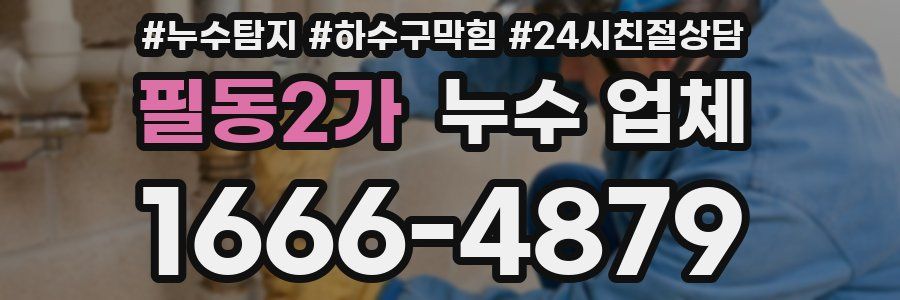 필동2가 누수 업체