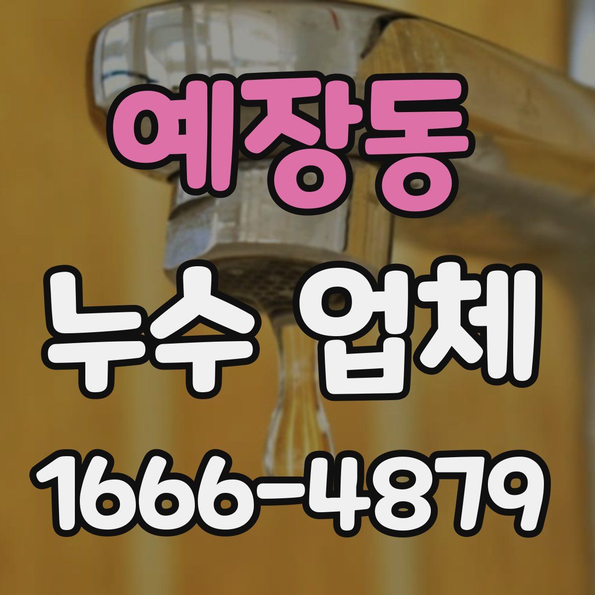 예장동 누수 업체