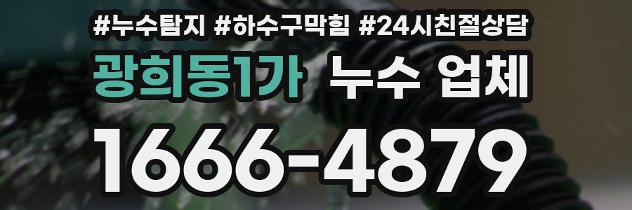 광희동1가 누수 업체