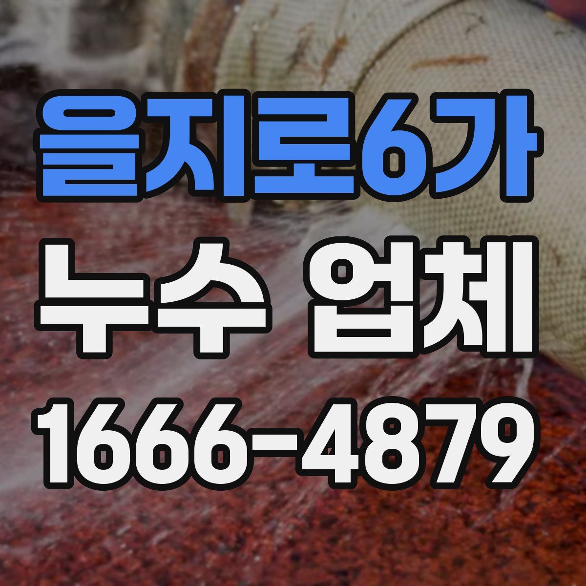 을지로6가 누수 업체