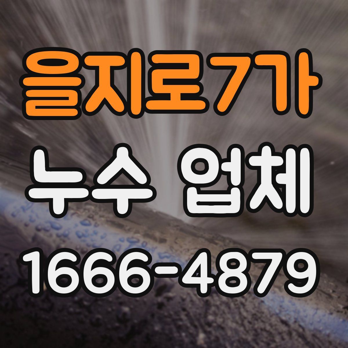 을지로7가 누수 업체