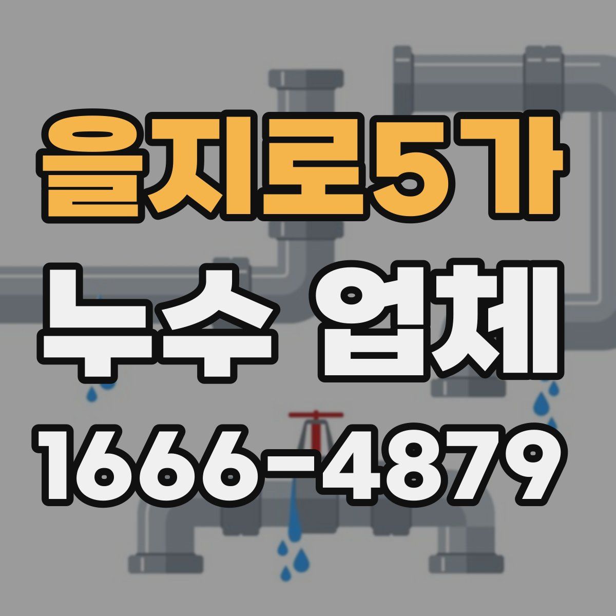 을지로5가 누수 업체