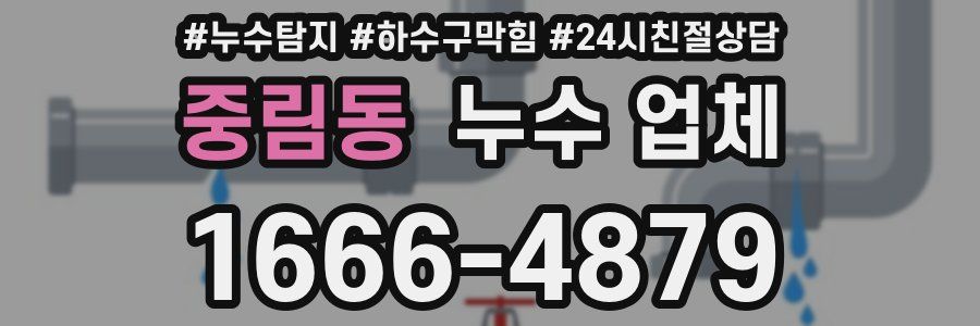 중림동 누수 업체