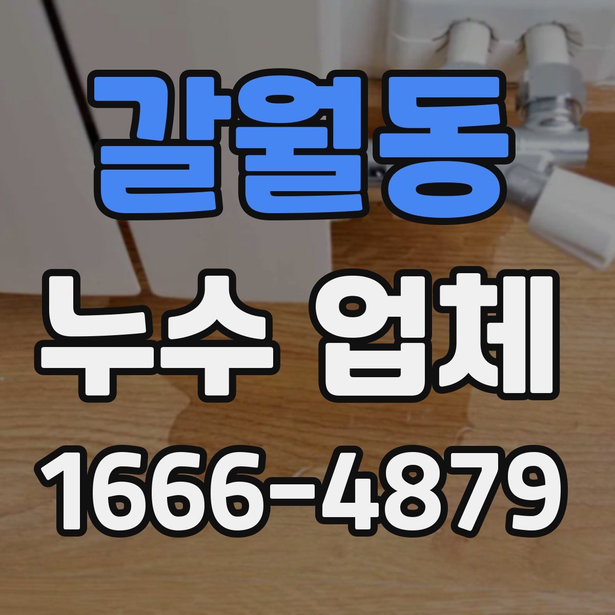 갈월동 누수 업체