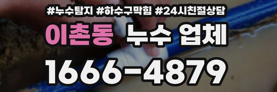 이촌동 누수 업체