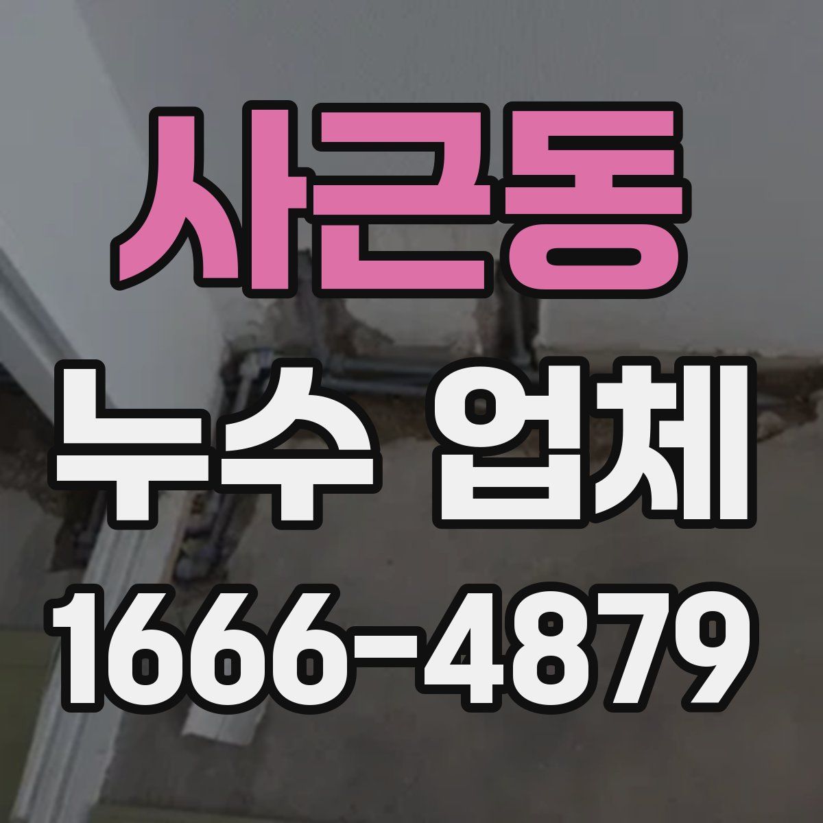 사근동 누수 업체