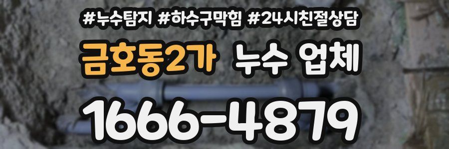 금호동2가 누수 업체