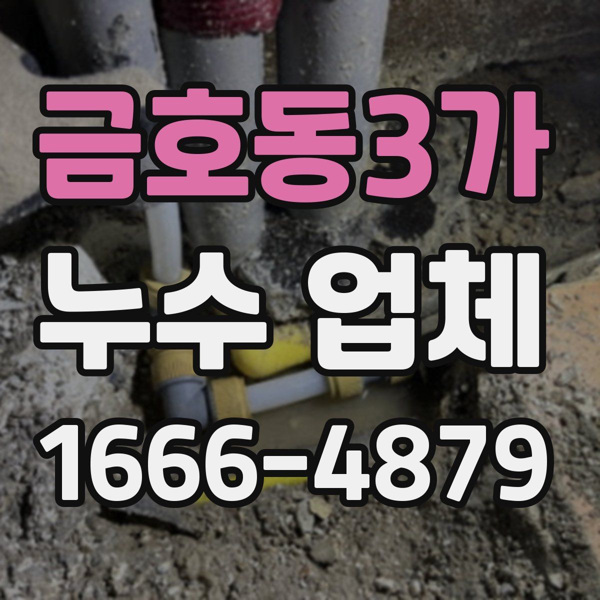 금호동3가 누수 업체