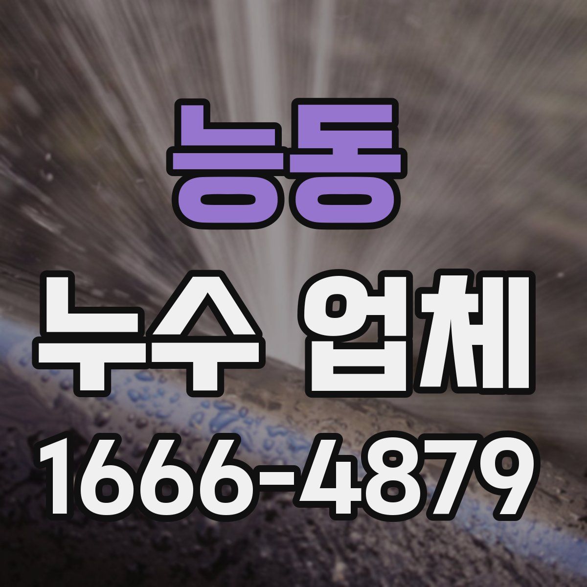 능동 누수 업체