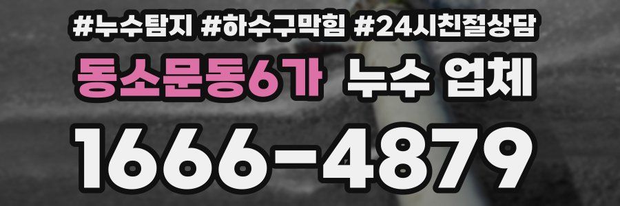 동소문동6가 누수 업체