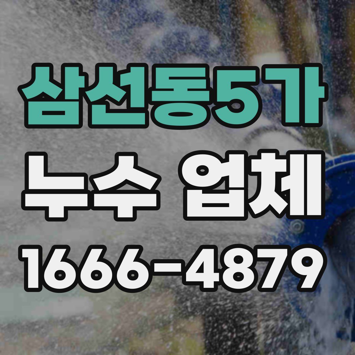 삼선동5가 누수 업체
