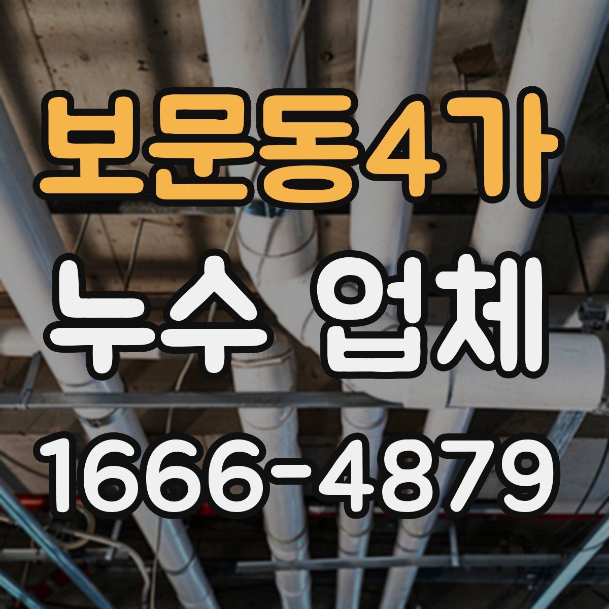 보문동4가 누수 업체