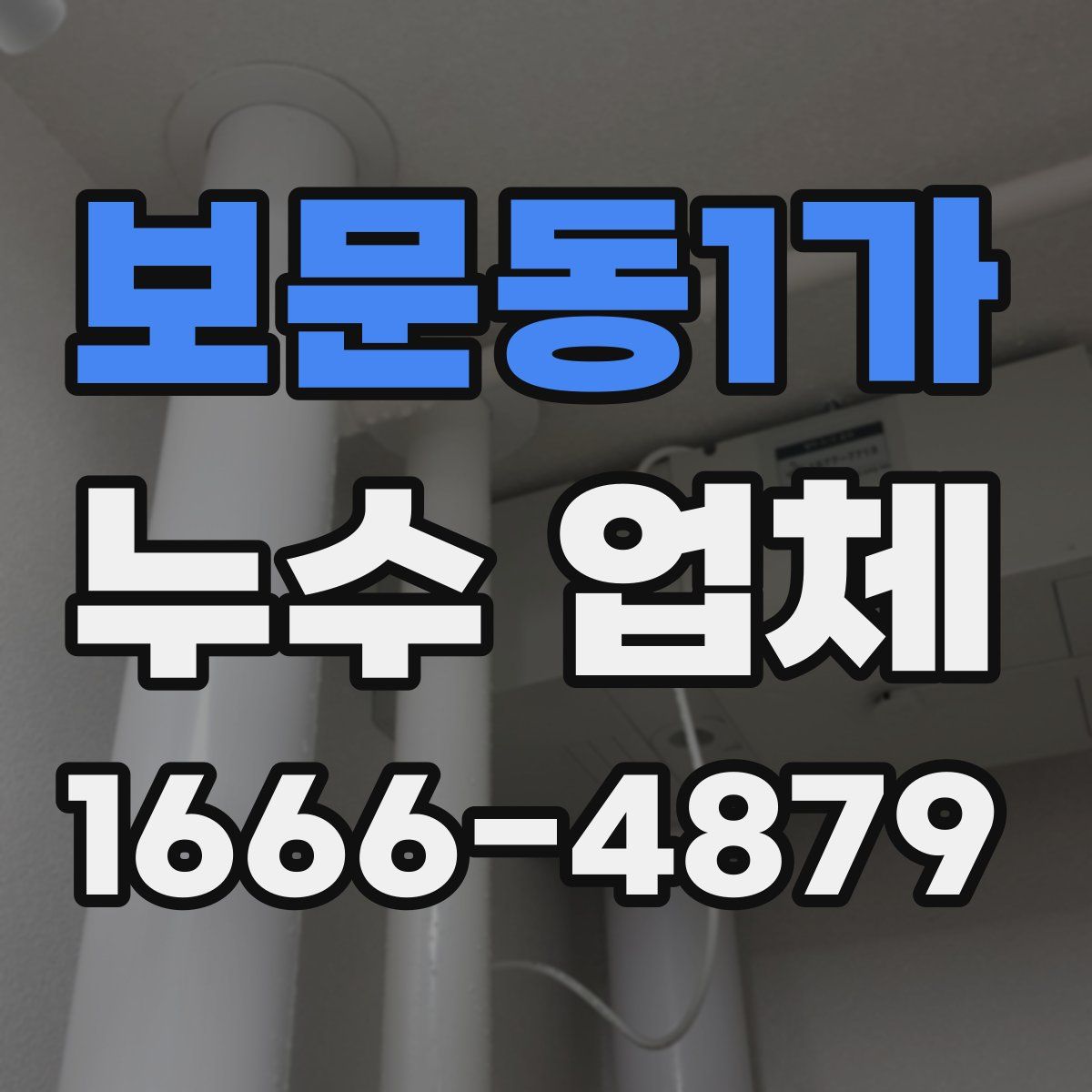 보문동1가 누수 업체