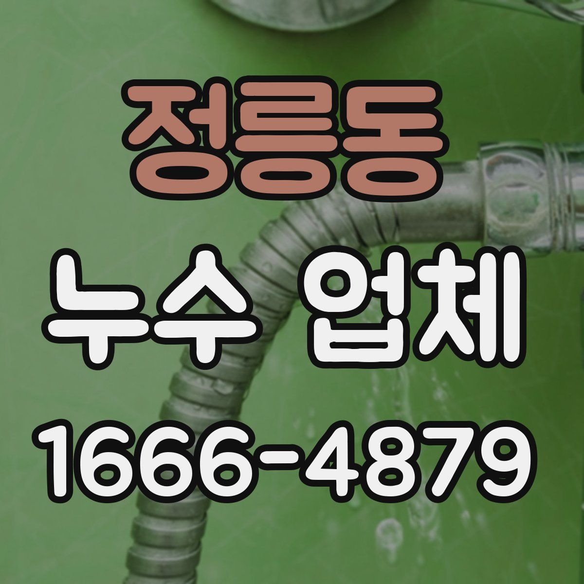 정릉동 누수 업체