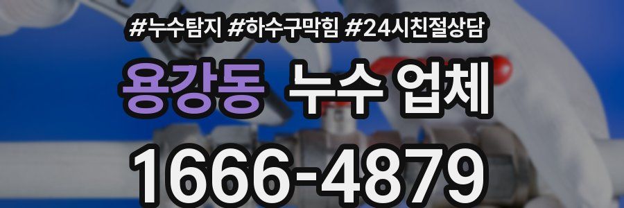 용강동 누수 업체