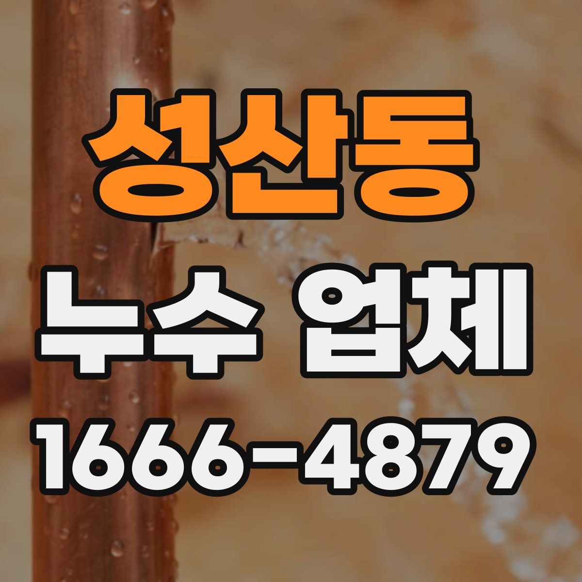 성산동 누수 업체