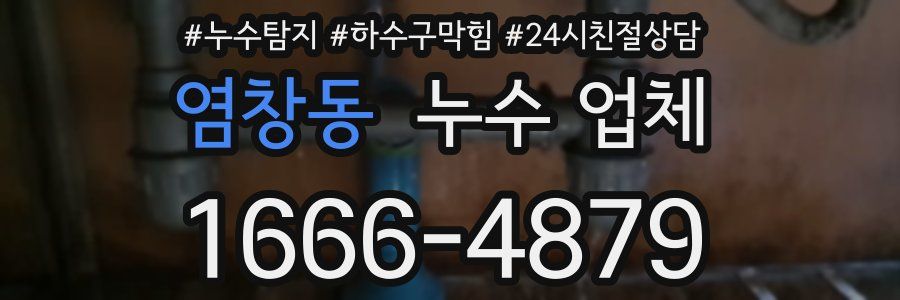 염창동 누수 업체