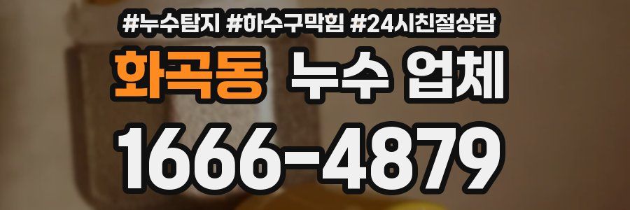 화곡동 누수 업체