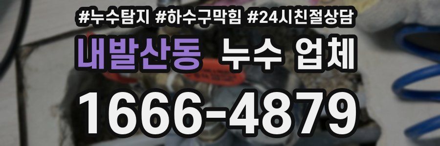내발산동 누수 업체