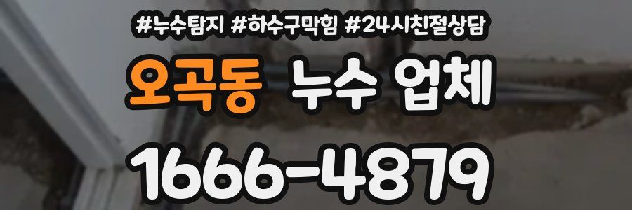 오곡동 누수 업체