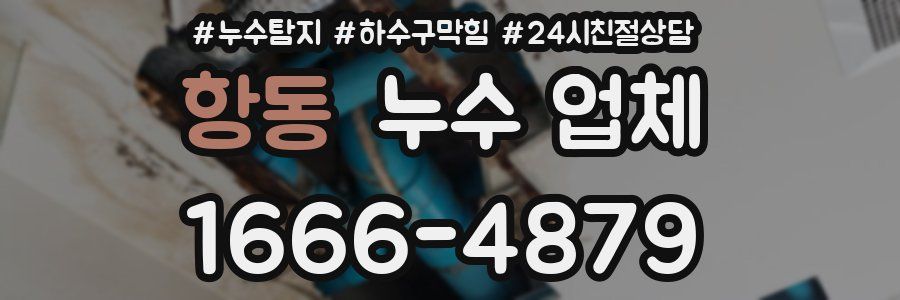 항동 누수 업체
