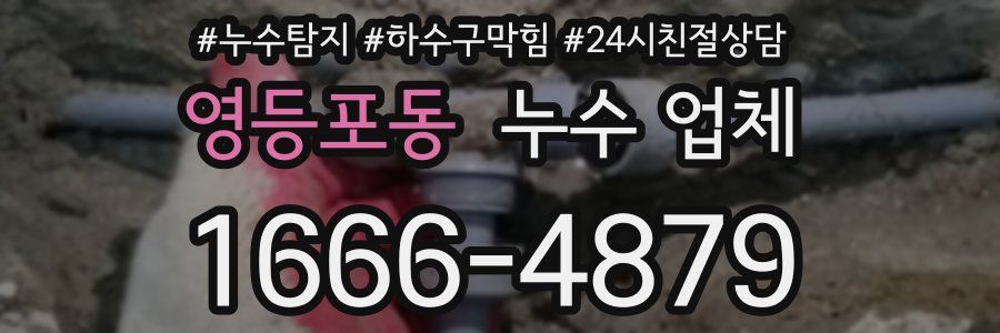 영등포동 누수 업체