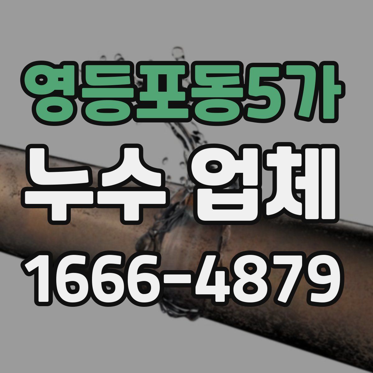 영등포동5가 누수 업체