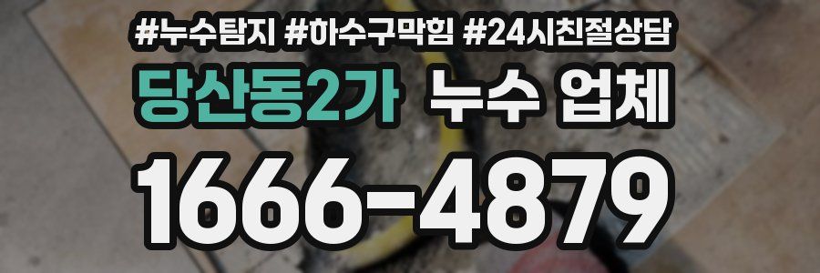 당산동2가 누수 업체
