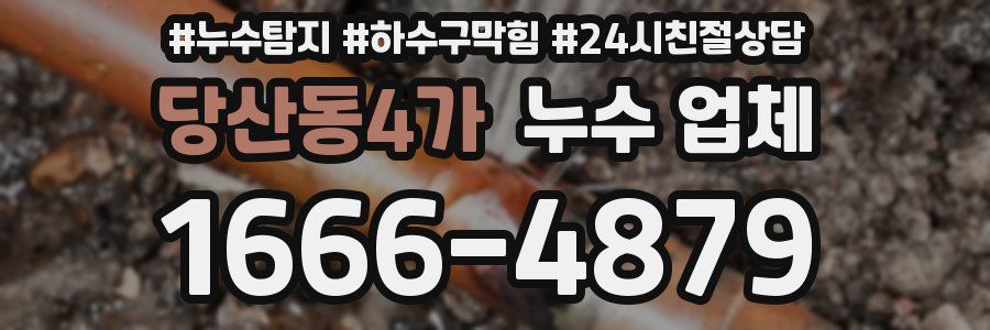 당산동4가 누수 업체